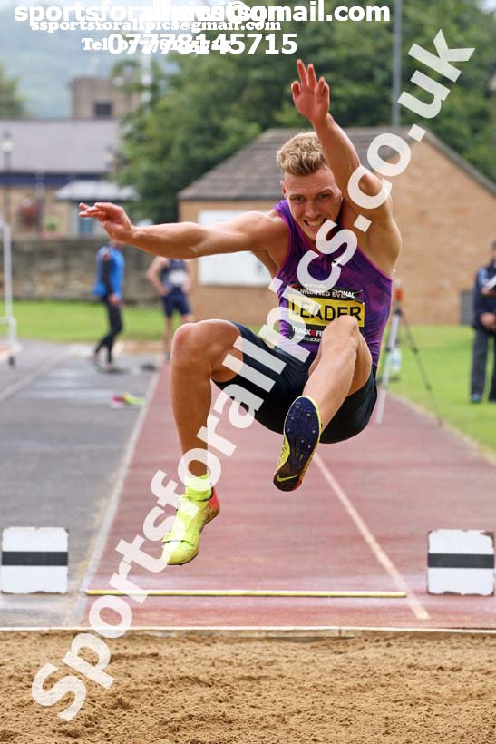 Mens decathlon long jump, EAP International Cominted Events, Hexham. Photo: David T. Hewitson/Sports for All Pics